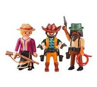 Playmobil 6278 - 2 cow-boys et une femme (neuf en sachet) G