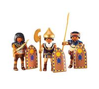 Playmobil 3 soldats égyptiens 6488 guerriers romains égyptiens armée addon fi...