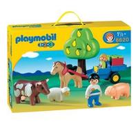 Playmobil 6620 Enfants/charrette/animaux G