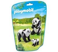 6652 deux pandas avec bébé