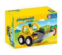 PLAYMOBIL 6775 Chargeuse sur pneus 1-2-3