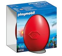 Playmobil Oeuf de Pâques Surprise Knights Combattant avec Dragon Vert 6836
