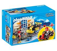 Playmobil Coffret de démarrage 6869 Atelier de Karting