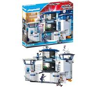 PLAYMOBIL City Action - Police central de commandement avec prison, Jouets de construction