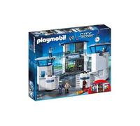 PLAYMOBIL City Action - Police central de commandement avec prison, Jouets de construction