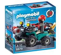 Playmobil 6879 - Quad avec treuil et bandit