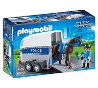 Playmobil City Action Policière avec cheval et remorque