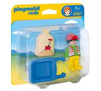 Playmobil 1.2.3 - 6961 - Ouvrier avec brouette