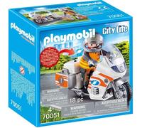 Playmobil 70051 - Urgentiste Et Moto