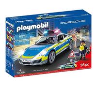 Playmobil 70066 Porsche 911 Carrera 4S Police - Porsche - avec Deux Personnages et la Voiture Iconique - #PlaymoPourLesGrands - Voiture de Collection - Dès 4 Ans
