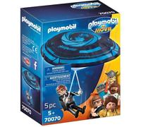 PLAYMOBIL 70070 - PLAYMOBIL THE MOVIE Rex Dasher avec parachute