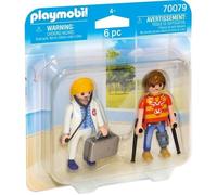 PLAYMOBIL - 70079 - Playmobil Duo - Médecin et patient