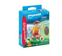 Playmobil 70157 - Joueur de foot et but