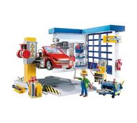 Playmobil Garage automobile 70202 – personnage, plate-forme élévatrice, voiture – Dès 4 ans