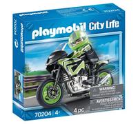 Playmobil 70204 - Pilote et moto