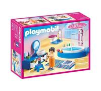 PLAYMOBIL 70211 - Dollhouse La Maison Traditionnelle - Salle de bain avec baignoire - Nouveaute 2020