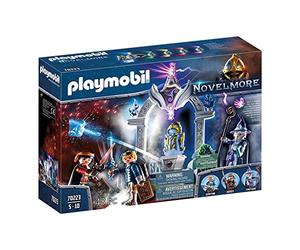 Playmobil 70223 Temple du Temps - Novelmore - avec Trois Personnages, Un Temple et des Accessoires - Chevalier - Histoire & Imaginaire - Dès 4 Ans