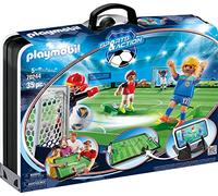 Playmobil 70244 - Jouet Grand Terrain Football Transportable
