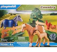 Playmobil 70266 - Famille de Chevaux - Country - Enclos pour Chevaux -
