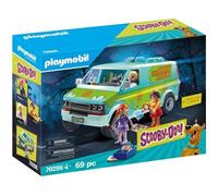 Playmobil 70286 Scooby-DOO! Mystery Machine - avec Trois Personnages : Véra, Daphné et Fred, Une camionnette et des Accessoires - Aventure et découverte des fantômes - Dès 5 Ans