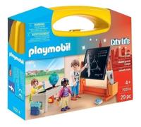PLAYMOBIL 70314 Valisette école, City Life, Enfant, Dès 4 ans