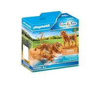 Playmobil 70359 - Couple de tigres avec bébé