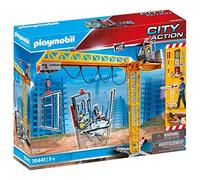 Playmobil Grue radio-commandée City Action 70441 avec mur de construction G