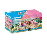 Playmobil 70450 Princesse avec Chevaux et instructeur - Princess - avec Deux Personnages, Deux Chevaux et des Accessoires d'équitation - Histoire & Imaginaire - Dès 4 Ans