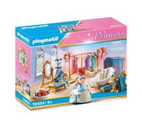 PLAYMOBIL 70454 Salle de bain royale avec dressing, Avec une princesse, ses tenues, son bain royal et des accessoires - Pièce pour aménager Le Palais de Princesses - Univers Princess Magic - Dès 4 Ans