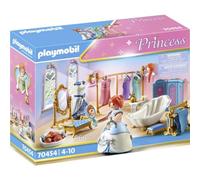 PLAYMOBIL 70454 Salle de bain royale avec dressing, Avec une princesse, ses tenues, son bain royal et des accessoires - Pièce pour aménager Le Palais de Princesses - Univers Princess Magic - Dès 4 Ans