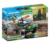 Playmobil 70460 - Véhicule Tout-Terrain Et Moto-Cross