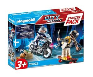 PLAYMOBIL 70502 City Action Kit de démarrage police complémentaire