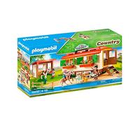 Playmobil 70510 Box de poneys et roulotte- Country- Le Poney Club- Cavalier roulotte