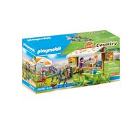 Playmobil Jouet 70519 Café du Poney Club – 3 personnages, poney et poulain – Dès 4 ans