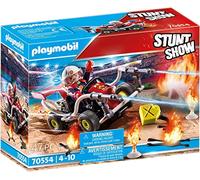 Playmobil Jouet Stuntshow 70554 Véhicule et pompier G