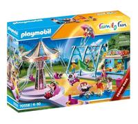 PLAYMOBIL - 70558 - Parc d'attractions - Multicolore - Mixte - Enfant