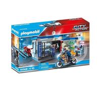 Playmobil – Set de jeu – 70568 Poste de police et cambrioleur – City Action