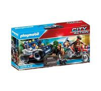 PLAYMOBIL - 70570 - Policier avec voiturette et voleur a moto