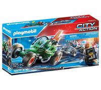 PLAYMOBIL 70577 City Action Police Go-Kart Escape, for Children Ages 4 - 10