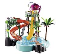 PLAYMOBIL Family Fun - Parc aquatique avec toboggans, Jouets de construction