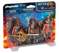 Playmobil Novelmore 70672 3 combattants Burnham Raiders Multicolore G