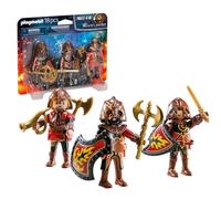 Playmobil – Novelmore 70672 – 3 combattants Burnham Raiders – épée, 2 haches, 2 boucliers