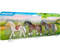 Playmobil 70683 3 Chevaux- Country- Le Club d'équitation- Animaux équitation