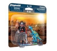 Playmobil 70693 Duo Braconnier et vélociraptor - Dino Rise- Dino Rise- Duo Braconnier