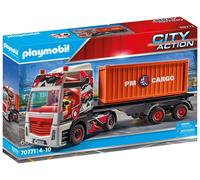 PLAYMOBIL City Action 70771 Camion LKW Conteneur Cargo Remorque NEU/OVP