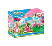 Playmobil 70819 Starter Pack Princesses et Jardin Fleuri - Princess- Le Palais de Princesses- Coffret découverte idée Cadeau