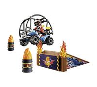 Playmobil Pack de démarrage Stuntshow Quad avec rampe de feu Multicolore Enfants