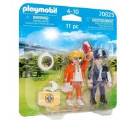 PLAYMOBIL - 70823 - Playmobil Duo - Secouriste et policière