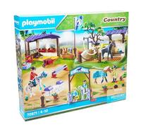 Playmobil 70871 Country Tournoi d'équitation avec Lavage de Chevaux