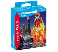 PLAYMOBIL - 70872 - Super héros - Accessoires flammes et boules de feu - Mixte - 4 ans et plus